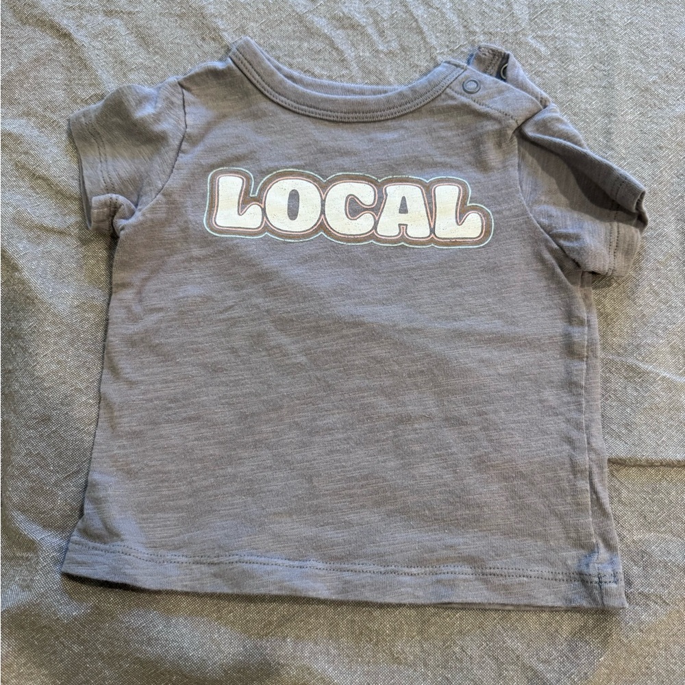 Little Co Local Graphic Tee Size 6m LOCAL